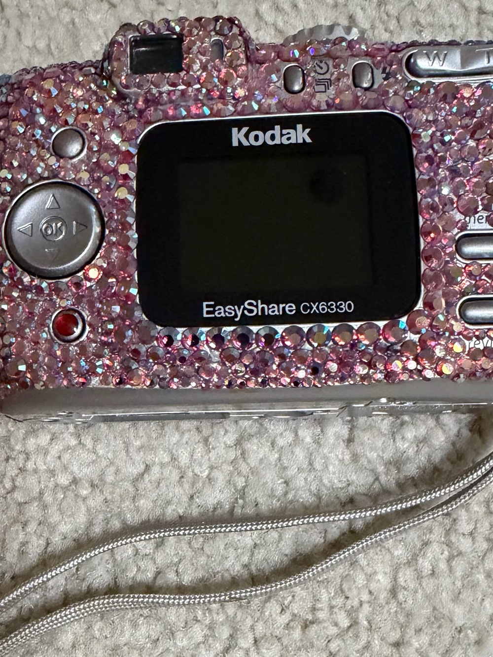 Kodak EasyShare CX6330 Pink Crystal Embellished Digital Camera - Picture 2 of 7